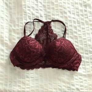 PINK Lace Push-up Bralette